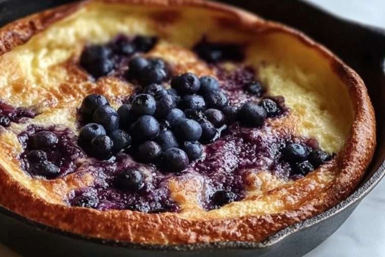 Blueberry Lemon Dutch Baby