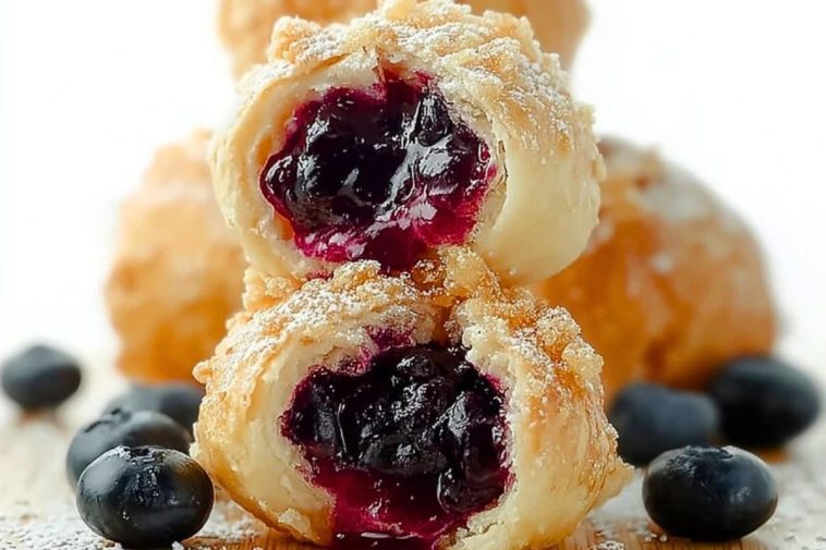 Blueberry Pie Bombs (Air Fryer)