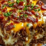 Cheesy Meatloaf Casserole