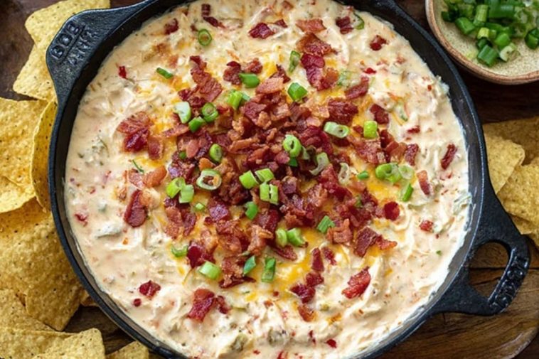 Chicken Bacon Ranch Queso