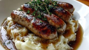 Classic Bangers and Mash