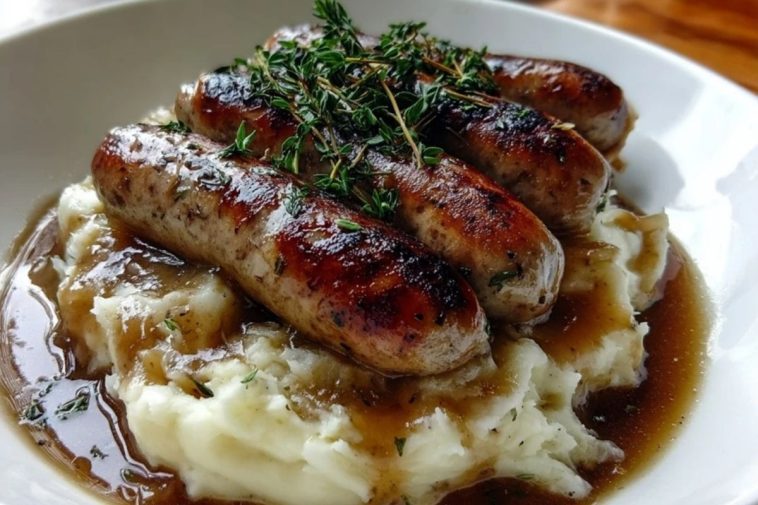 Classic Bangers and Mash