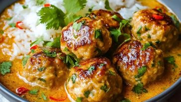 Coconut Chicken Meatballs