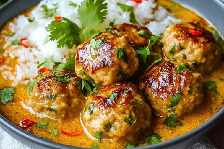 Coconut Chicken Meatballs