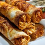 Easy Baked Chicken Taquitos