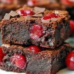Fudgy Boozy-Cherry Bliss Brownie That Feels a Little Fancy
