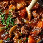 Hearty Beef & Mushroom Stew