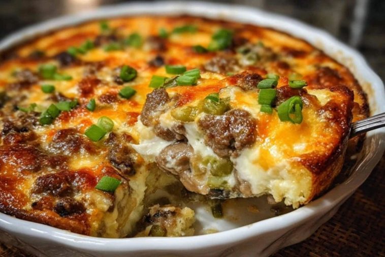 High Protein Low Carb Philly Cheesesteak Casserole