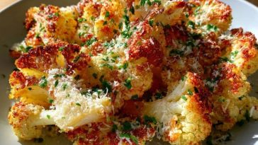 Irresistibly Delicious Garlic Parmesan Roasted Cauliflower