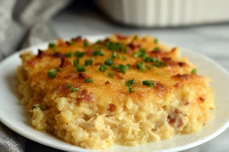 Mamaw's Chicken and Rice Casserole