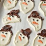 Melted Snowman Chocolate Bark