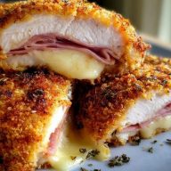 Oven Chicken Cordon Bleu