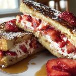 Strawberry Cheesecake Stuffed French Toast
