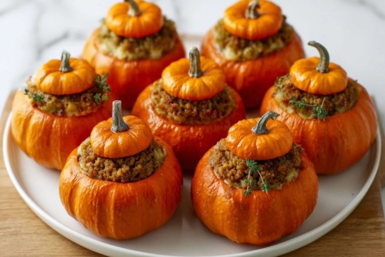 Stuffed Mini Pumpkins