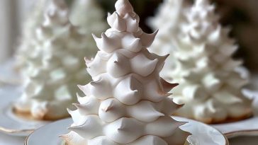Tree Meringue Cookies