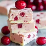 White Chocolate Cherry Fudge