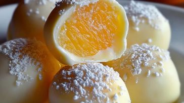 White Chocolate Orange Creamsicle Truffles