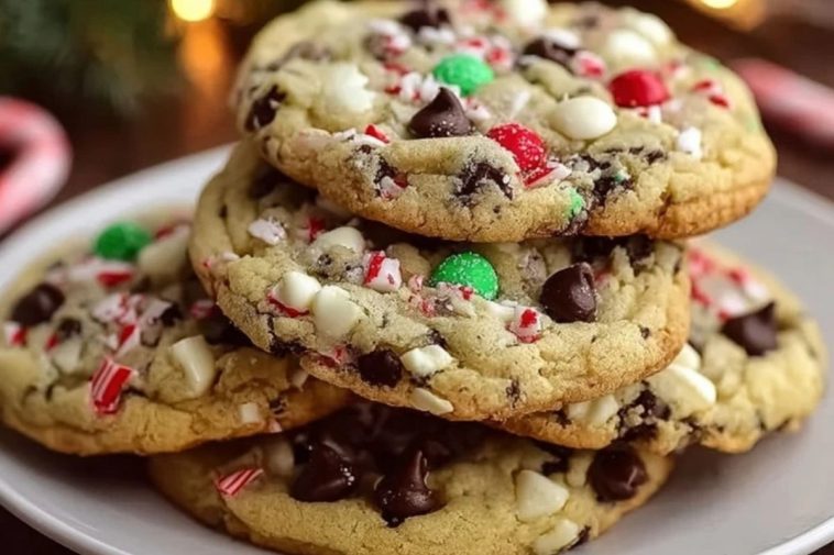 Winter Wonderland Chocolate Chip Christmas Cookies