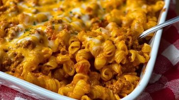 Cheeseburger Pasta Dinner Casserole