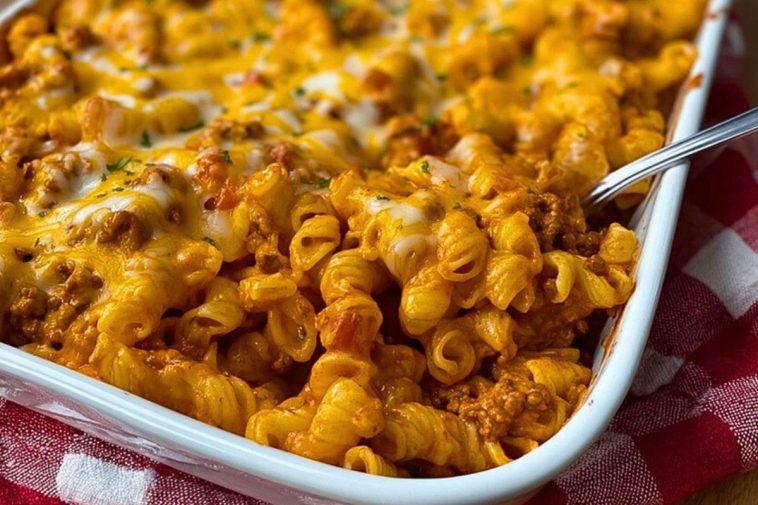 Cheeseburger Pasta Dinner Casserole