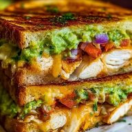 Chicken Avocado Melt Sandwich