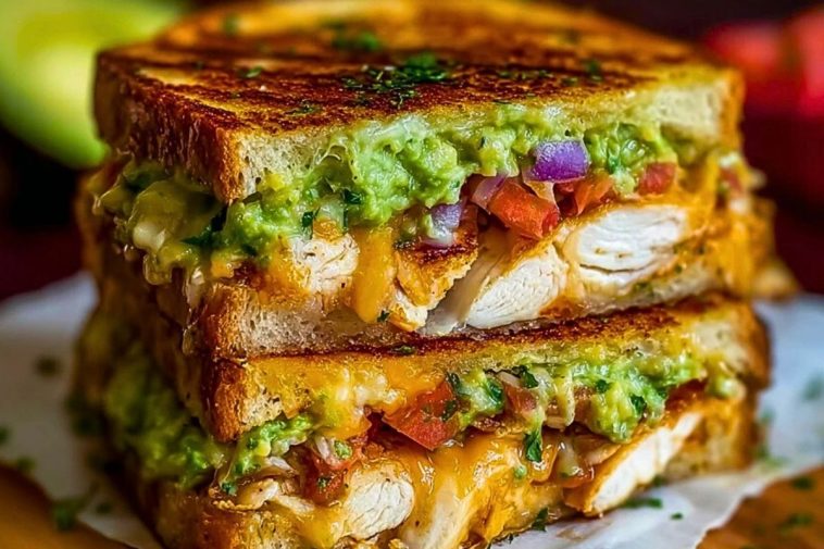 Chicken Avocado Melt Sandwich