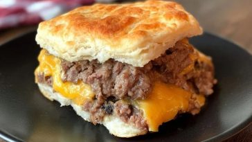 Chopped Cheeseburger Biscuits