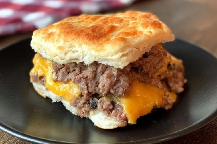 Chopped Cheeseburger Biscuits