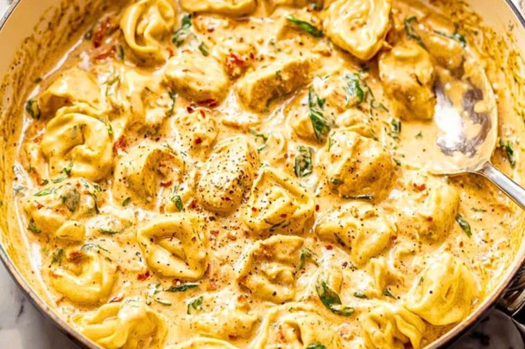 Creamy Tuscan Chicken Tortellini