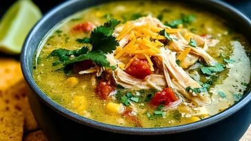 Crock Pot Green Enchilada Chicken Soup