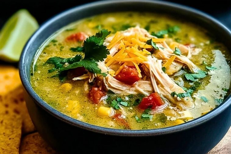 Crock Pot Green Enchilada Chicken Soup