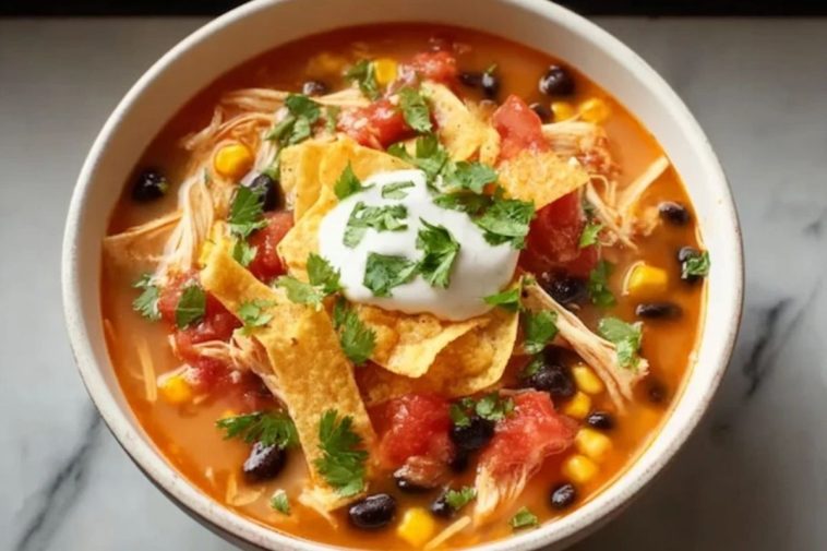Easy Chicken Tortilla Soup