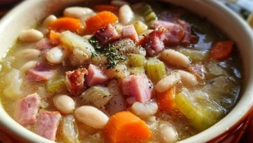 Easy Ham and Bean Soup