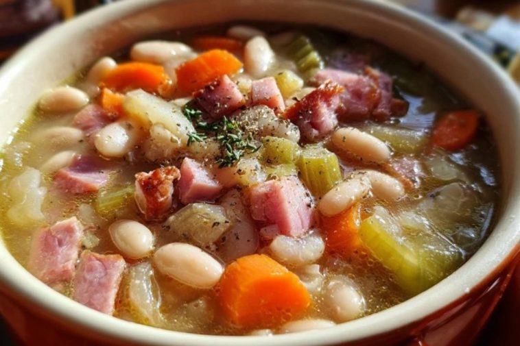 Easy Ham and Bean Soup