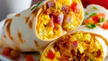 Freezer Breakfast Burritos