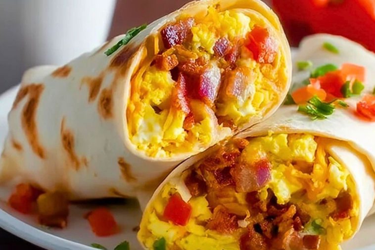 Freezer Breakfast Burritos
