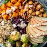 Harvest Quinoa Bowl with Creamy Tahini Dressing