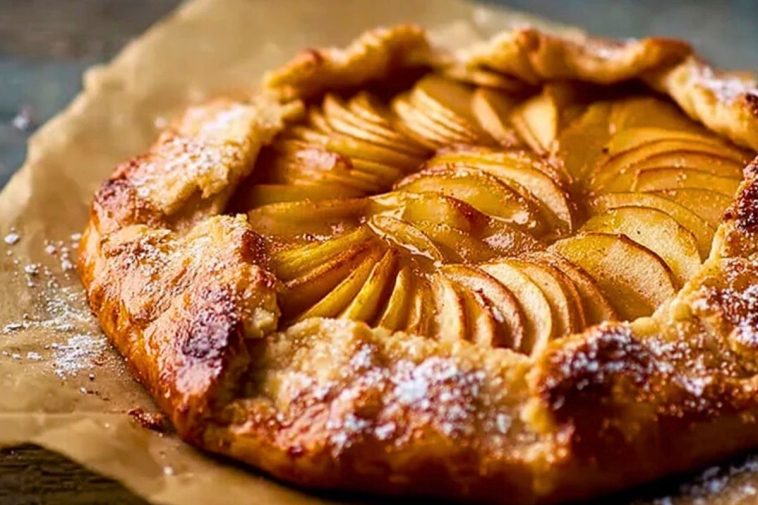 Rustic Honeycrisp Apple Galette