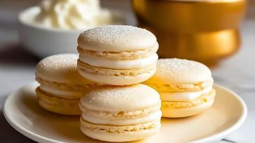 Vanilla Macarons Classic, Creamy & Elegantly Sweet!